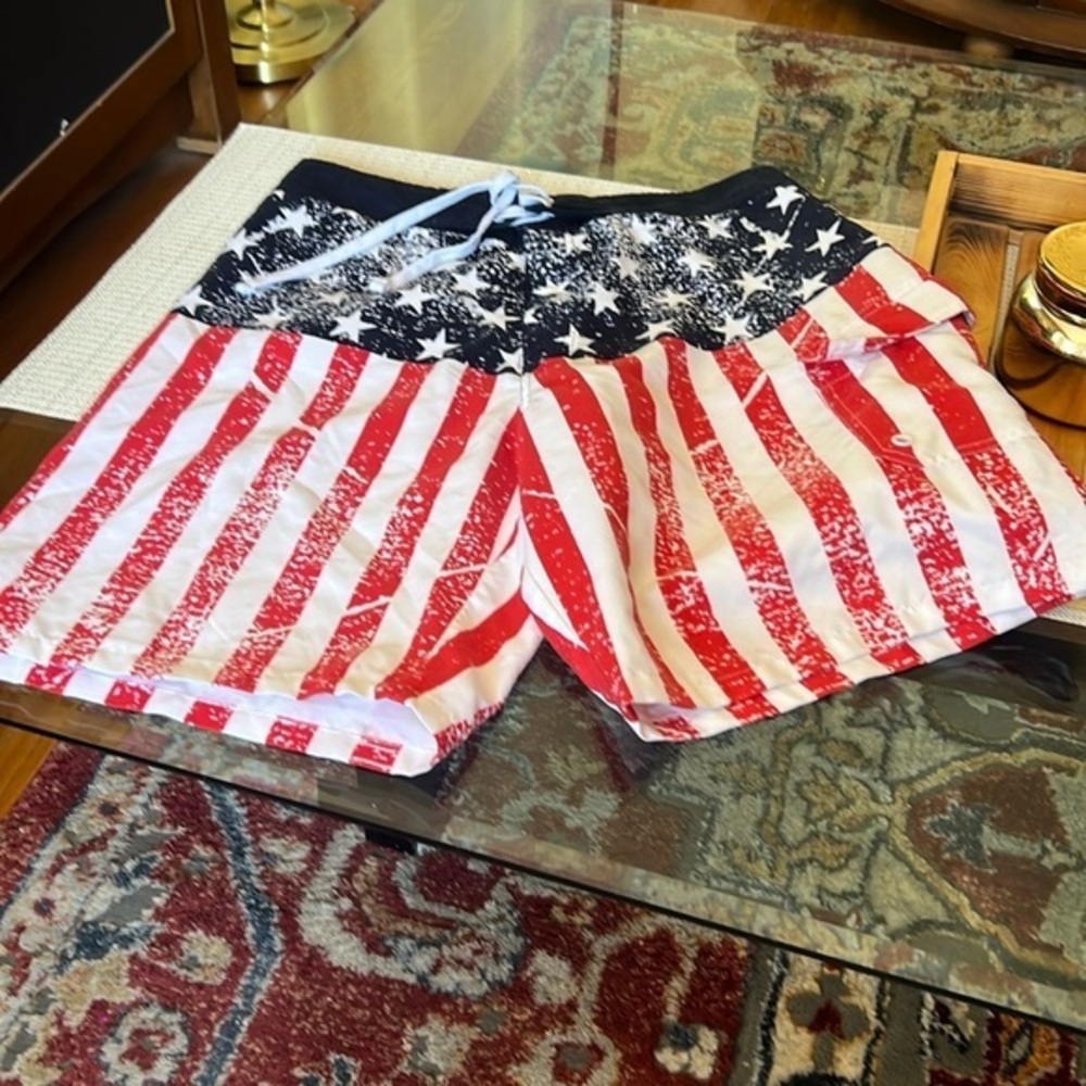 Jams World Red, White, and Blue Cargo Shorts